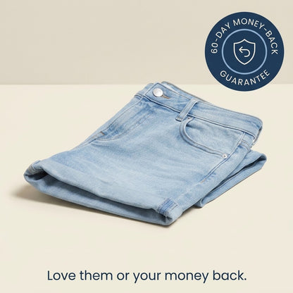 Korvina™ Cloud Denim Shorts