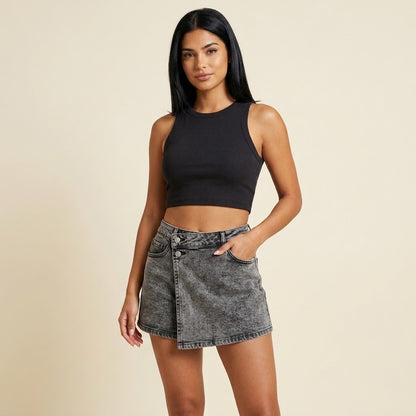 Korvina™ Cloud Denim Skort