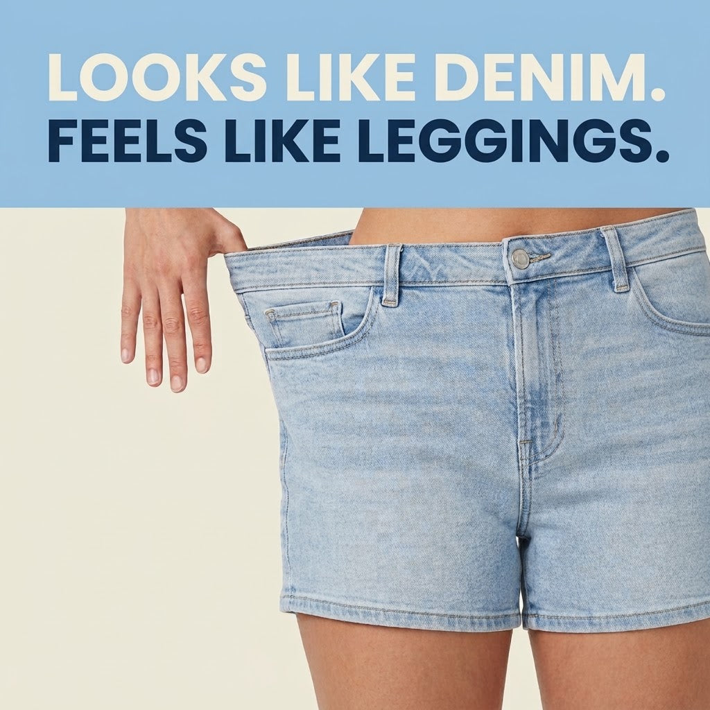 Korvina™ Cloud Denim Shorts